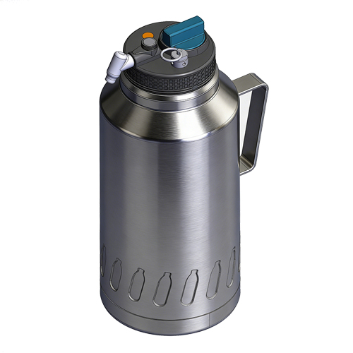 3-in-1 真空断熱マルチ炭酸ボトル 1650ml